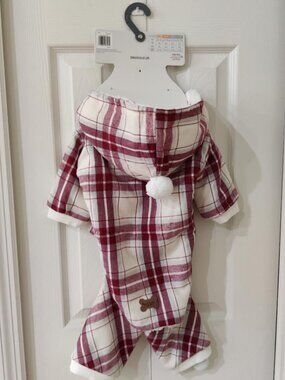Koolaburra by UGG Alfie Pet Pajama for Dogs Large Redwood New
